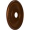 Ekena Millwork Berkshire PVC Medallion (Canopies up to 8 3/8"), 19"OD x 3 1/2"ID x 1"P, Metallic Dark Copper CMP19BECDC - alternate 5